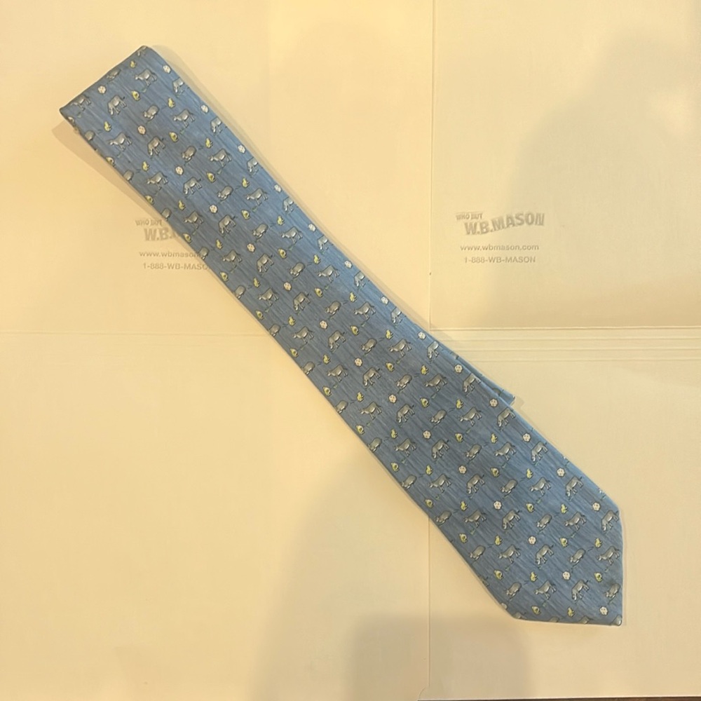 HERMES TIE 100% SILK / 7893 MA